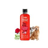 Lozalo Floral Aromatherapy Pet Conditioning Shampoo - 500ml, Rose Fragrance, Coat Cleansing, Odour Control Shampoo for Dogs & Cats, with Aloe Vera Extract and Cinnamon Oil to Promote Healthy Skin