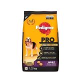 Pedigree PRO Adult (9 Months Onwards) Small Breed Dry Dog Food, 1.2 kg, High-Protein Dog Food, Expert Nutrition with 33%* More Nutrients