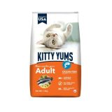 Kitty Yums Adult (+1 Year) Dry Cat Food, Ocean Fish, 1.2kg Pack