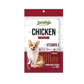 JerHigh Chicken Stix – 100g, Protein Treat for All Dogs
