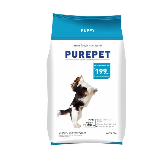 Purepet Adult Dog Food Chicken & Veg 1kg